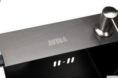 Кухонная мойка Avina HM7843 R PVD (графит)