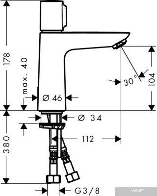 Смеситель Hansgrohe Select E 71751000