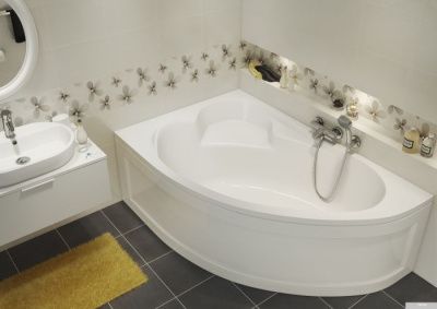 Cersanit Kaliope 170x110 L (с ножками и экраном)