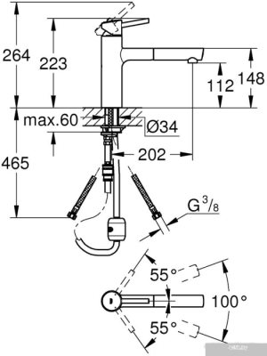 Смеситель Grohe Concetto (хром) [31129001]