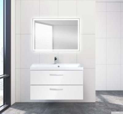 BelBagno Тумба под умывальник Aurora-900-2C-SO-BL (bianco lucido)