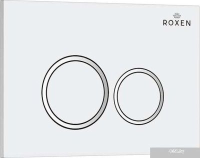 Roxen Simple Compact в комплекте с инсталляцией StounFix Slim 6 в 1 906789 (кнопка: белый глянец)