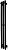 Маргроид Ferrum Inaro СНШ 150x6 3 крючка профильный (черный матовый, таймер справа)