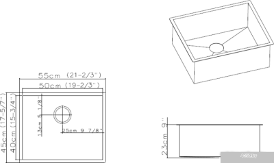 Кухонная мойка Asil AS 101 (матовая, 1.2 мм)