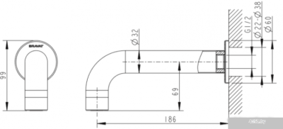 Излив Bravat FS101C-RUS