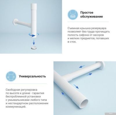 Wellsee Drainage System 182118000 (матовый белый)