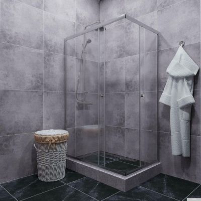 Triton Вента Хром А1 100х80 без поддона (прозрачное стекло)