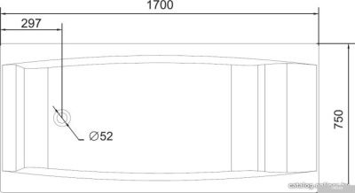 Ванна Cersanit Virgo 170x75