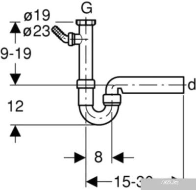 Сифон Geberit Uniflex 152.711.11.1