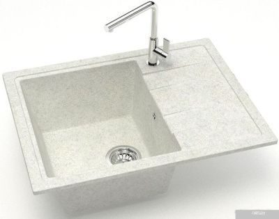 Кухонная мойка MARRBAXX Модель 150 (белый гранит Q15)