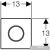 Панель смыва Geberit Sigma 10 HyTouch 116.015.KJ.1 (белый/хром глянцевый)