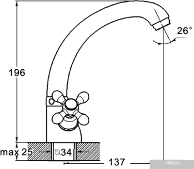 Смеситель G.Lauf QMT4-C722