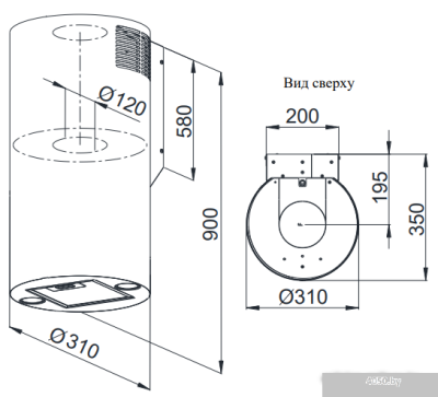 Weissgauff Tubus 900 PB BL