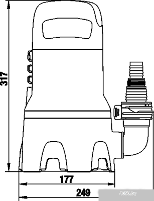 Gardena 9000 (для грязной воды)