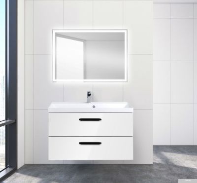 BelBagno Тумба под умывальник Aurora-900-2C-SO-BL (bianco lucido)