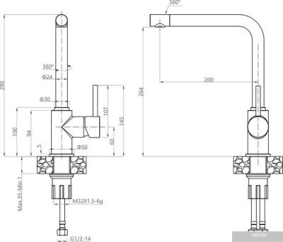 GranFest Мрамор 3651 (кашемир)