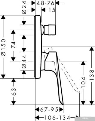 Hansgrohe Logis E 71404000