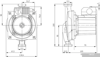Насос Wilo Star-STG 15/9