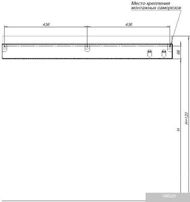Aquanet Полка Магнум 302234