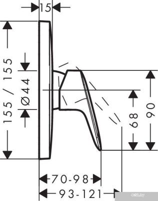 Смеситель Hansgrohe Logis [71605000]