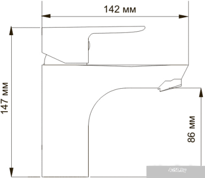 Смеситель Wasserkraft Leine 3503