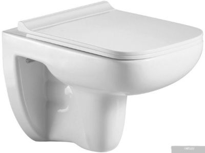 Унитаз WeltWasser Kehlbach 004 GL-WT + Marberg 410 RD (белый глянец/хром)