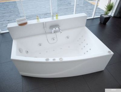 Ванна Aquatek Оракул 180x125 (с каркасом и экраном, слив справа)