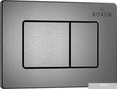 Roxen Simple Compact в комплекте с инсталляцией StounFix Slim 6 в 1 954681 (кнопка: оружейная сталь)