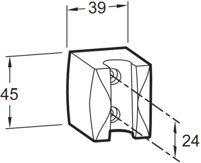 Держатель душевой лейки Jacob Delafon E75063-CP