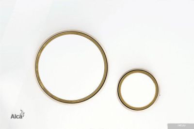 Alcaplast M775 (белый/золотистый)