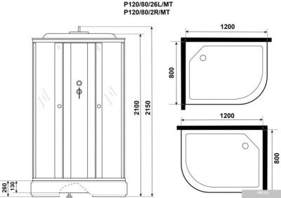 Niagara Promo P120/80/26L/MT 120x80x215