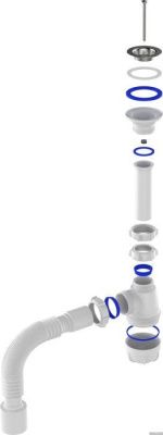 Сифон Aquant S1010-35-MR