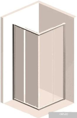 Vincea Garda VSS-1G8090CL (хром/прозрачное)