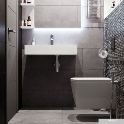 Унитаз Lavinia Boho Relfix Aveo Rimless 7 в 1 87050214 (черное стекло)