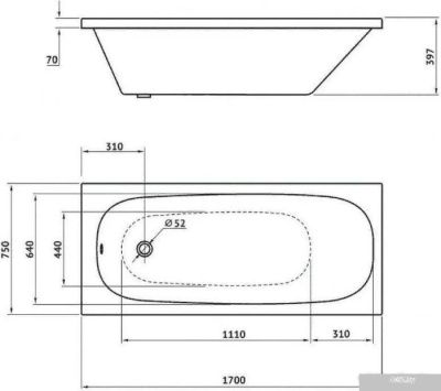 Berges Wasserhaus Nelu 170x75 050023