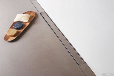 Трап/канал Berges Wasserhaus B1 Keramik 400 (матовый хром)