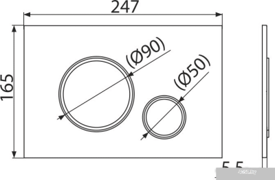 Alcaplast M775 (белый/золотистый)