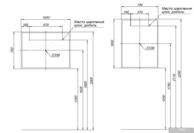 Aquanet Зеркало Оптима 100x75 Led 288967