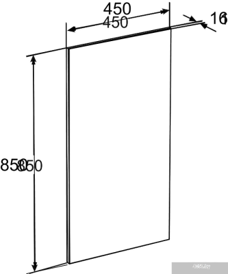 Roca The Gap Зеркало 45 (ZRU9000090)