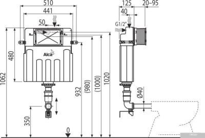 Alcaplast AM112 Basicmodul