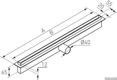 Ferro Perfect Drain OLS1-75