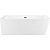 Wellsee Bromance 170x78 23160403R (пристенная ванна (левая) белый глянец, экран, ножки, сифон-автома