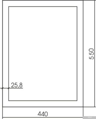 Mixline Зеркало Магнат 547297 (серебро)