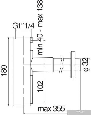 Nobili Rubinetterie AV00107/10BM (матовый черный)