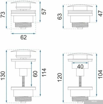 Rea Klik-Klak REA-A8541 (розовое золото)