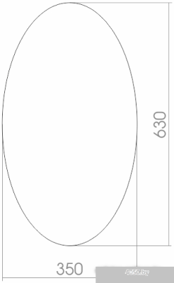 Mixline Зеркало Овал 35 525519