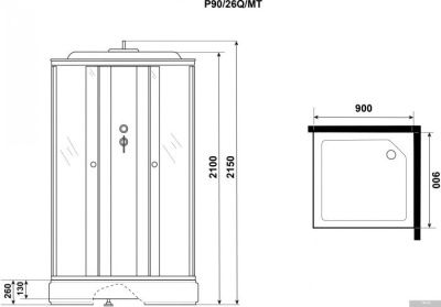 Niagara Promo P90/26Q/MT 90x90x215