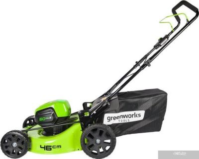 Greenworks GD60LM46HP (с 1-м АКБ 4 Ah)