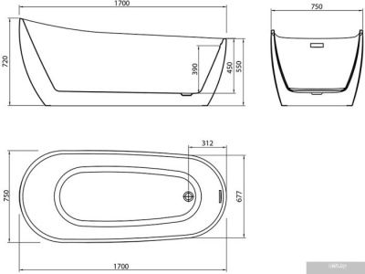 Grossman GR-1403M Galaxy 170x75