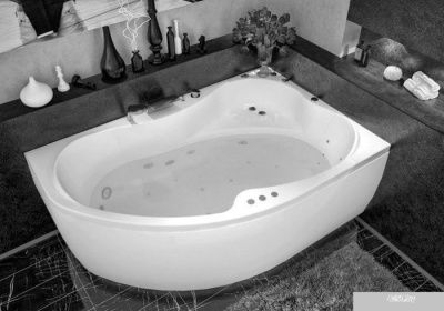 Ванна Aquanet Capri 160x100 R